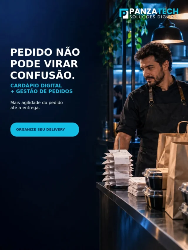 Publicação original Panzatech: Organize os pedidos do recebimento à entrega.
