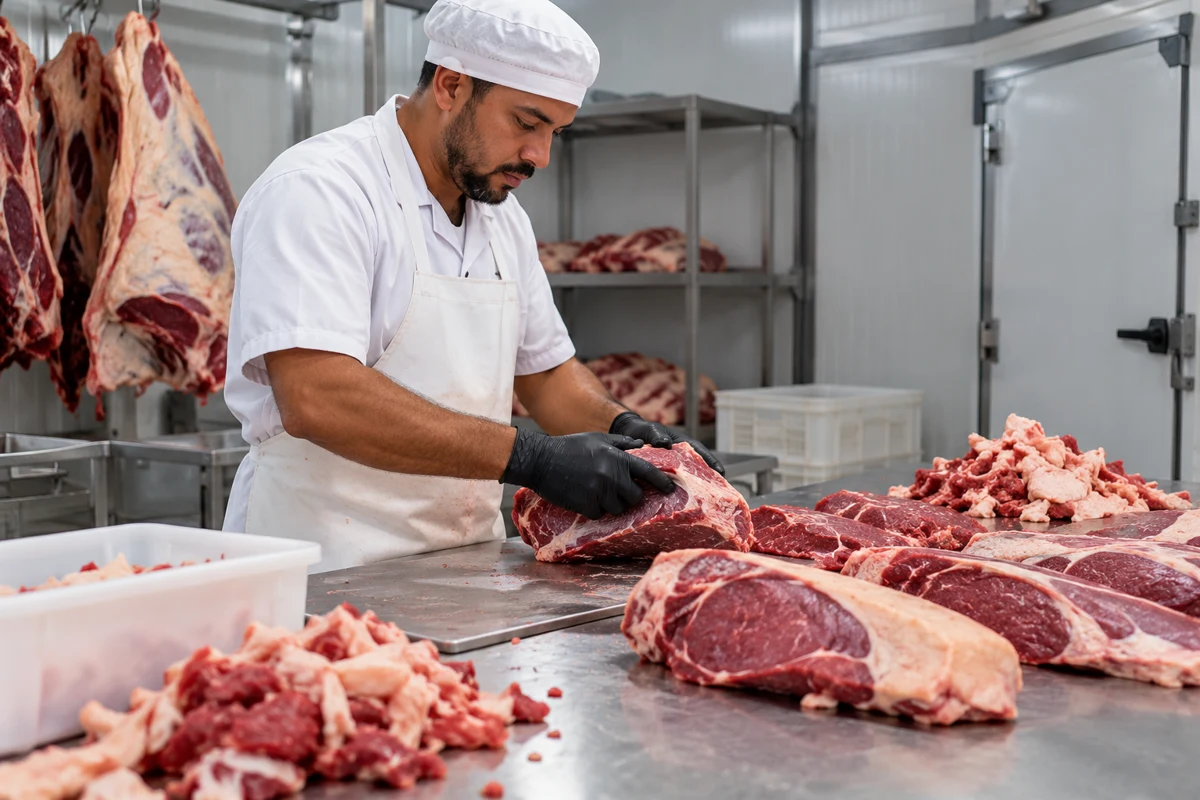 Cortes e perdas para Casas de carnes